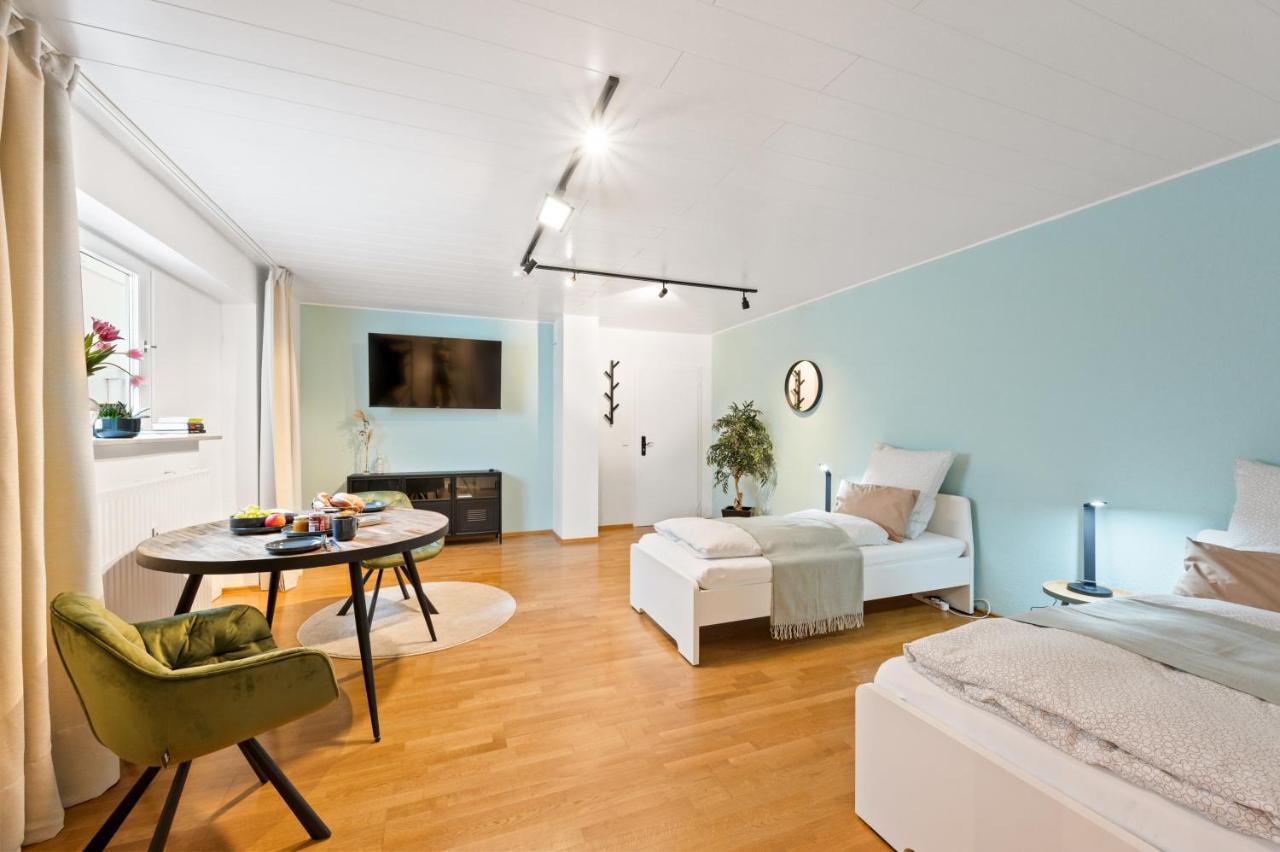 1Br 2Beds - Kleiner Privater Innenhof- Barrierefrei! -Frisch Saniert - Mozart Eins Bietigheim-Bissingen Exteriör bild
